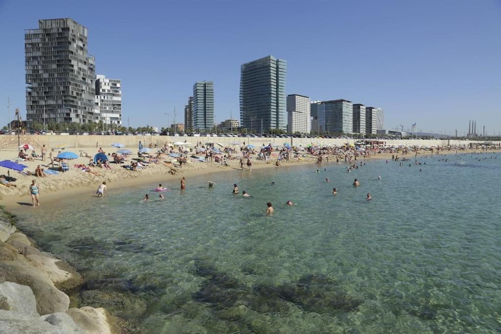 Top Family Forum Barcelona Con Piscina, Parking Y Playa A 5Min Sant Adria de Besos Exterior foto